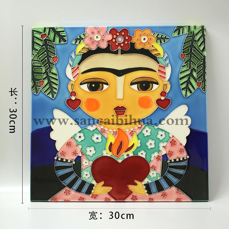 歐式三彩壁畫尺寸