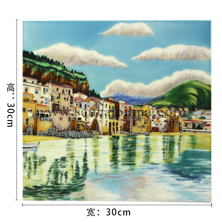 西洋風景瓷板畫尺寸