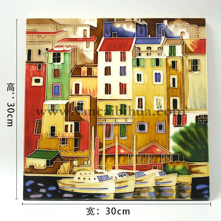 山水風景瓷板畫尺寸