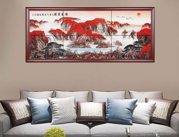 瓷板畫一般掛在哪里比較好? 瓷板畫一般掛在哪里比較好?