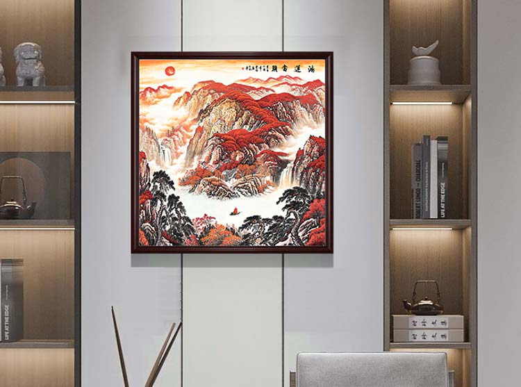 瓷板畫一般掛在哪里比較好? 瓷板畫一般掛在哪里比較好?